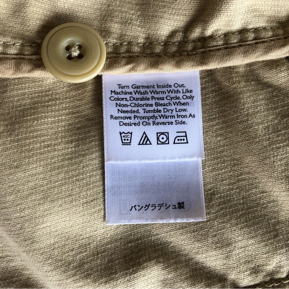 Eddie Bauer Womens Buttoned Front Pockets Corduroy Tan Jacket Size L - Picture 8 of 11